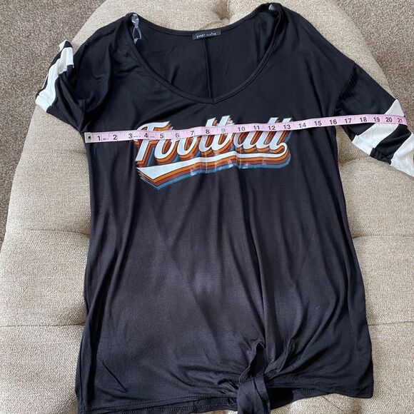 “Football” Tie Front Tee‎ - Picture 9 of 10